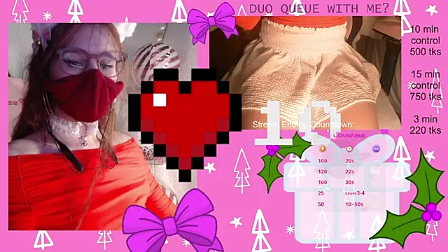 HoneyyCeleste online show from 12.16.25