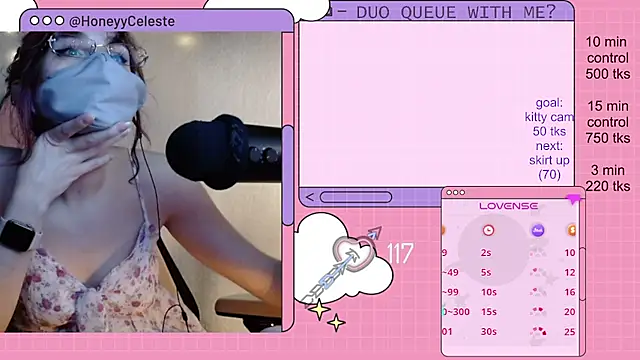 Snapshot of HoneyyCeleste chatting on 05.12.26 HoneyyCeleste online show from 05.12.26