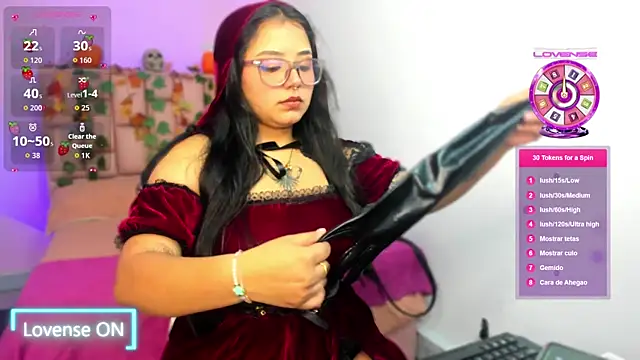 SofiDoll cg online show from 10.31.25