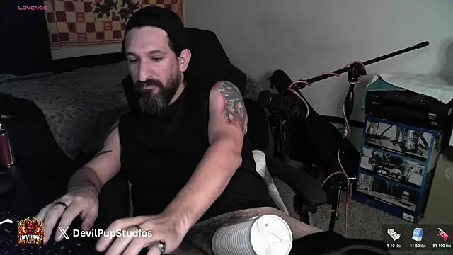 Snapshot of DevilPup75_ chatting on 02.15.26 DevilPup75 online show from 02.15.26