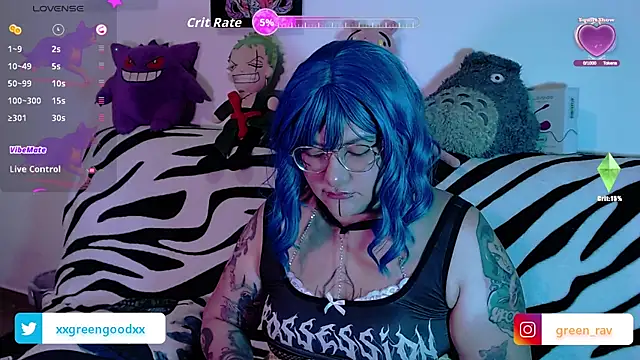 XxGreenGoodxX online show from 10.04.25