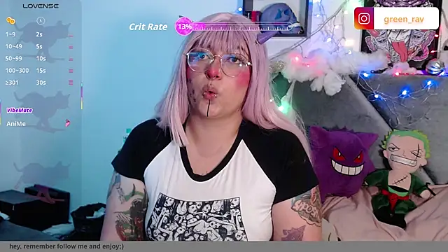 XxGreenGoodxX online show from 12.19.25