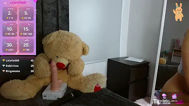 Snapshot of Littlee_Bunny_ chatting on 09.15.25 Littlee Bunny online show from 09.15.25