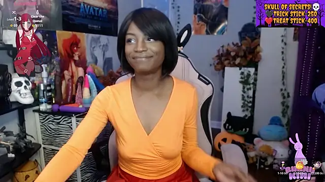 bunniikimi online show from 10.28.25