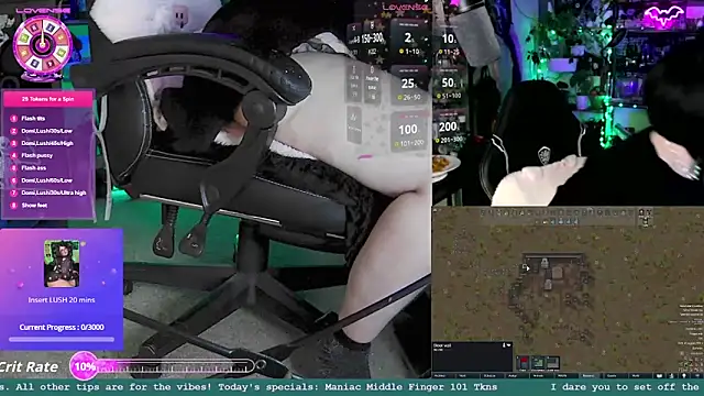 Snapshot of LadyMarzanna chatting on 10.10.25 LadyMarzanna online show from 10.10.25