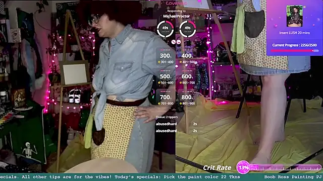 Snapshot of LadyMarzanna chatting on 10.26.25 LadyMarzanna online show from 10.26.25