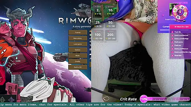 Snapshot of LadyMarzanna chatting on 10.28.25 LadyMarzanna online show from 10.28.25