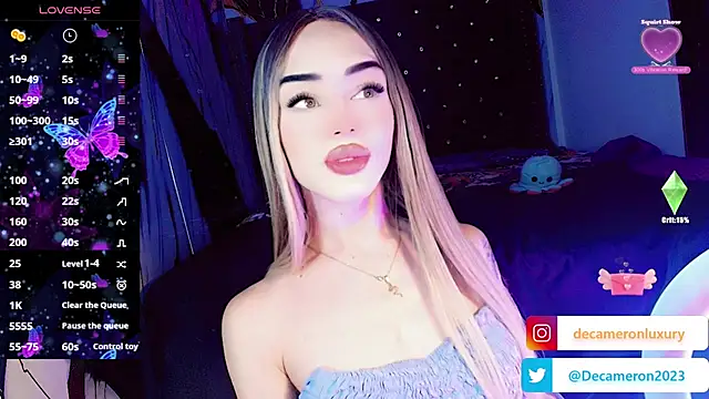 Snapshot of Cameron_baby chatting on 10.29.25 Cameron baby online show from 10.29.25