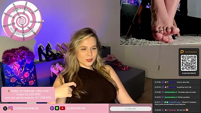 GoddessRoss online show from 12.15.25