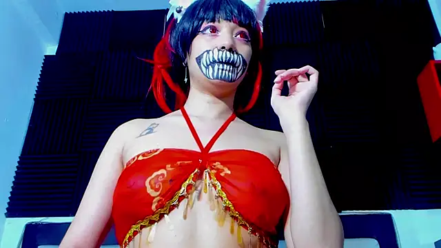 Snapshot of Akalidemon chatting on 10.22.25 Akalidemon online show from 10.22.25