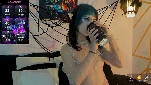 Snapshot of badfairy chatting on 10.18.25 badfairy online show from 10.18.25