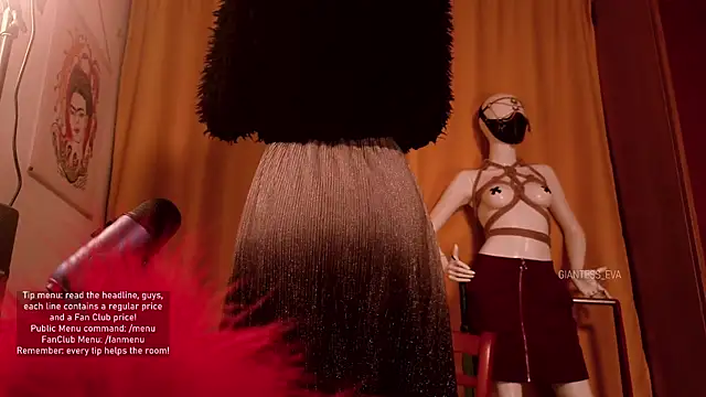 Giantess Eva online show from 10.19.25