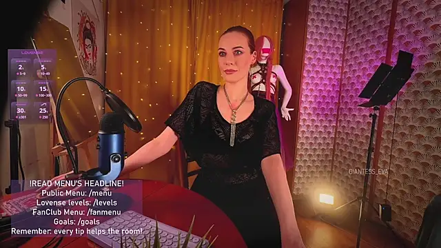 Giantess Eva online show from 04.19.26