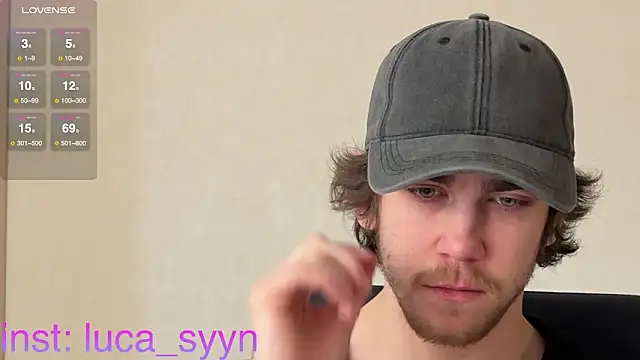 Snapshot of luca_syn chatting on 10.25.25 luca syn online show from 10.25.25