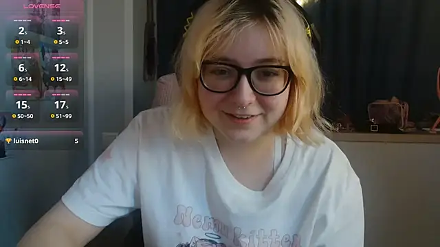 Snapshot of LolaWEI chatting on 10.08.25 LolaWEI online show from 10.08.25