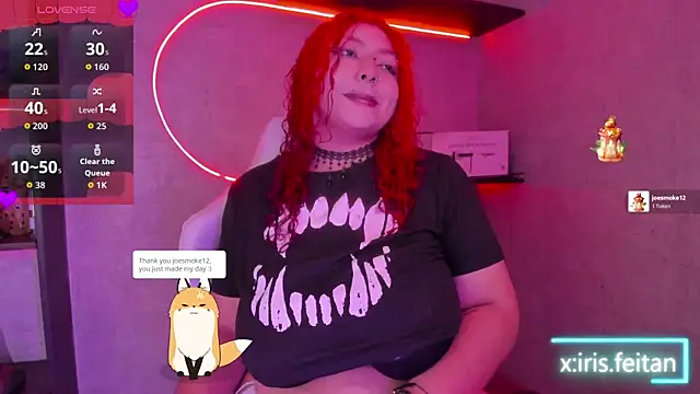 Snapshot of irisfeitan chatting on 03.01.26 irisfeitan online show from 03.01.26