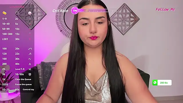 Gabriella evans  online show from 10.15.25