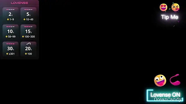 OceanCandy online show from 01.09.26