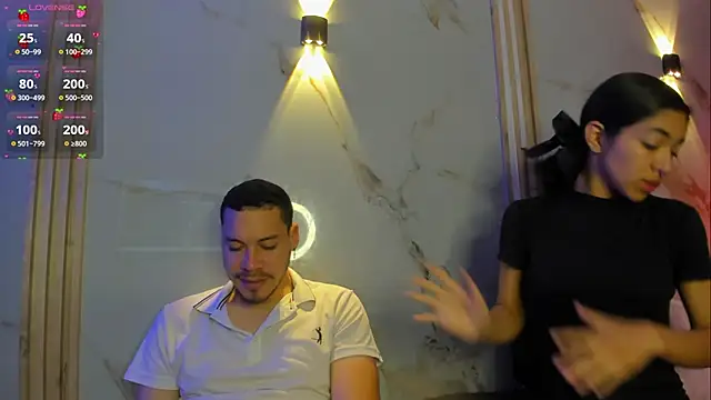 Snapshot of Aron_and_molly chatting on 02.06.26 Aron and molly online show from 02.06.26