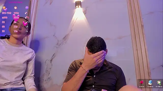 Snapshot of Aron_and_molly chatting on 02.20.26 Aron and molly online show from 02.20.26