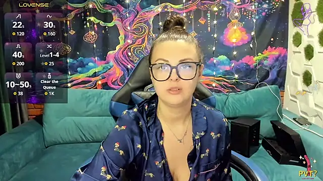 Snapshot of MonicaMoonly chatting on 12.16.25 MonicaMoonly online show from 12.16.25