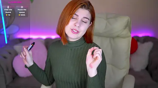 GingerPinky online show from 03.07.26