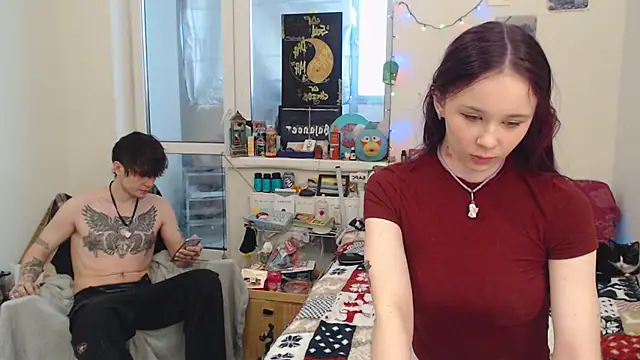 Snapshot of MaryJane_x_Peter chatting on 01.10.26 MaryJane x Peter online show from 01.10.26