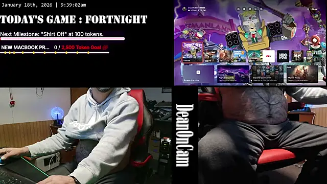 DeanonCam online show from 01.18.26