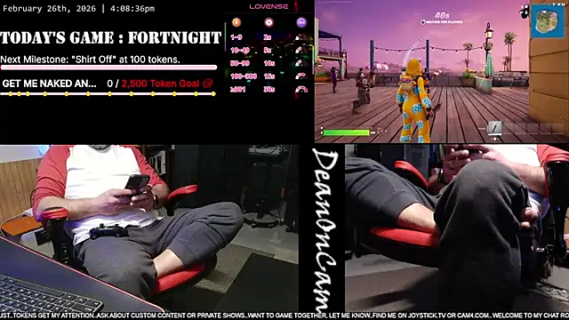 DeanonCam online show from 02.26.26