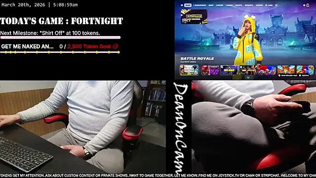 DeanonCam online show from 03.20.26