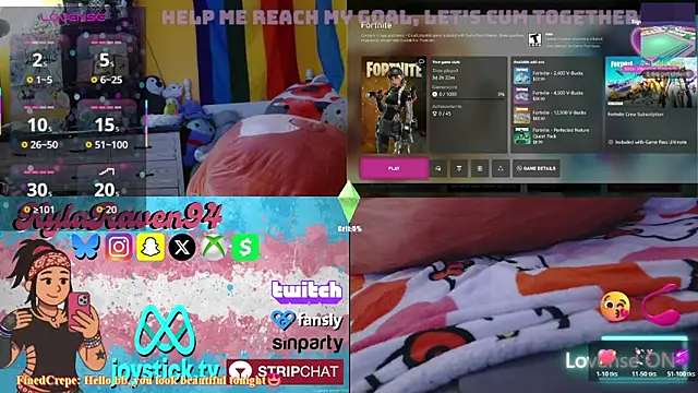 KylaRaven online show from 05.14.26
