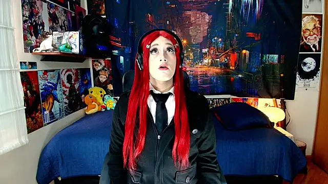 Snapshot of Hakudoll chatting on 02.04.26 Hakudoll online show from 02.04.26