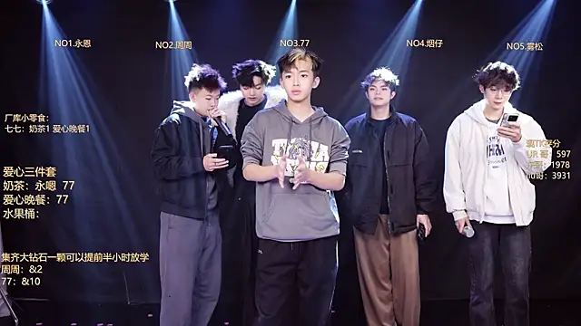 Snapshot of BTS-007 chatting on 02.07.26 BTS-007 online show from 02.07.26