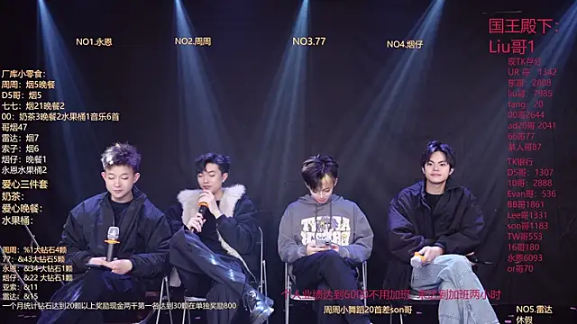 Snapshot of BTS-007 chatting on 02.22.26 BTS-007 online show from 02.22.26