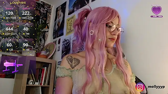 Snapshot of Mollyyp chatting on 02.28.26 Mollyyp online show from 02.28.26