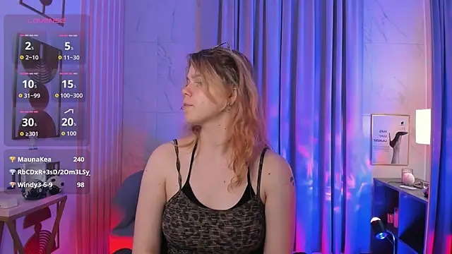 Snapshot of ElizabethVane chatting on 07.12.26 ElizabethVane online show from 07.12.26