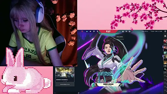Snapshot of AmmiRinn chatting on 06.04.26 AmmiRinn online show from 06.04.26