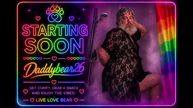 Snapshot of Daddybear26 chatting on 06.15.26 Daddybear26 online show from 06.15.26