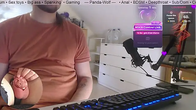 Snapshot of Panda-WolfX chatting on 07.05.26 Panda-WolfX online show from 07.05.26