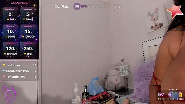 Snapshot of Dajanaaroa chatting on 01.18.25 Dajanaaroa online show from 01.18.25