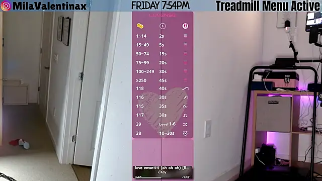 Snapshot of MilaValentina chatting on 02.28.26 MilaValentina online show from 02.28.26