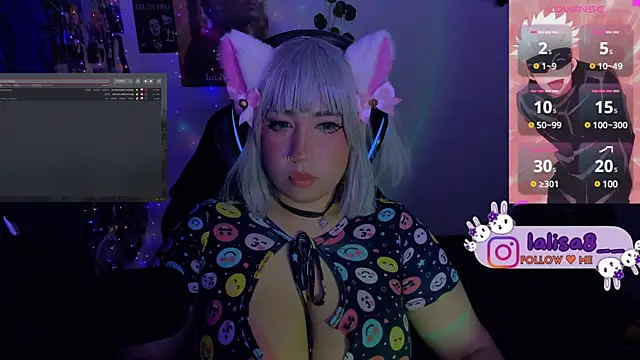 Snapshot of lalisa8 chatting on 01.11.25 lalisa8 online show from 01.11.25