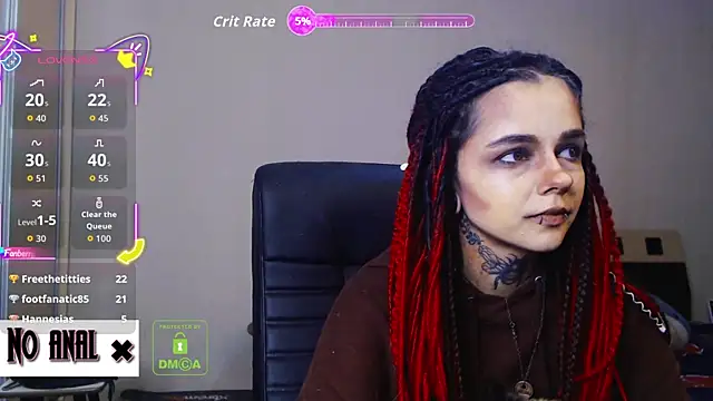 Snapshot of Dark__Elf chatting on 10.01.25 Dark Elf online show from 10.01.25