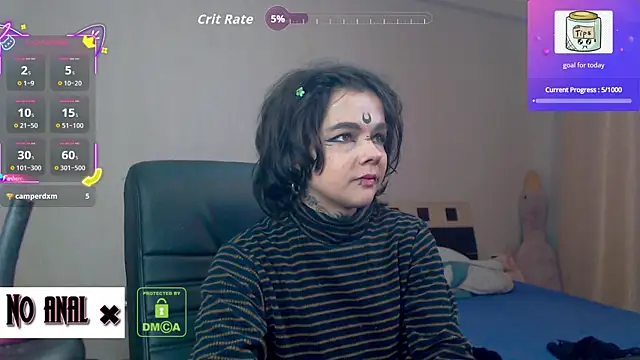 Snapshot of Dark__Elf chatting on 10.21.25 Dark Elf online show from 10.21.25