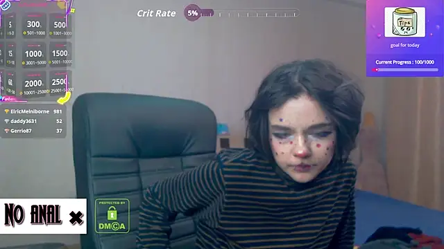 Snapshot of Dark__Elf chatting on 10.25.25 Dark Elf online show from 10.25.25