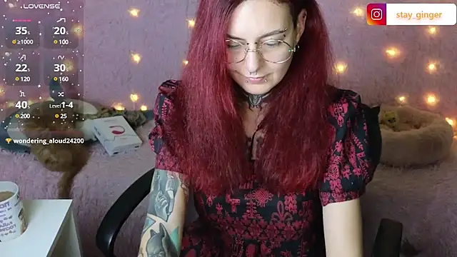 Ginger Stay online show from 01.09.25