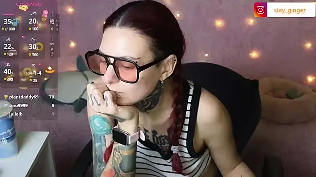 Ginger Stay online show from 01.21.25