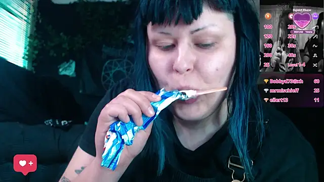 Snapshot of Psychobitch7 chatting on 05.22.26 Psychobitch7 online show from 05.22.26