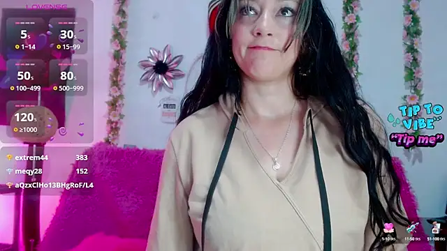 Snapshot of CiaraaSweet chatting on 02.23.25 CiaraaSweet online show from 02.23.25