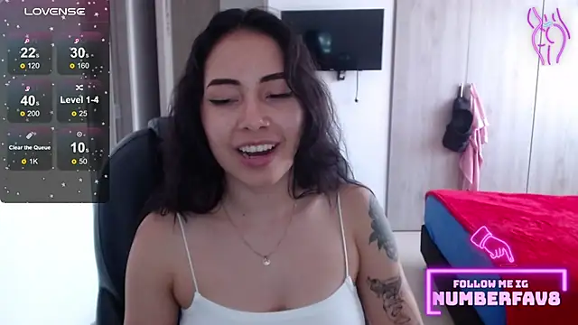 numberfav8 online show from 12.18.24